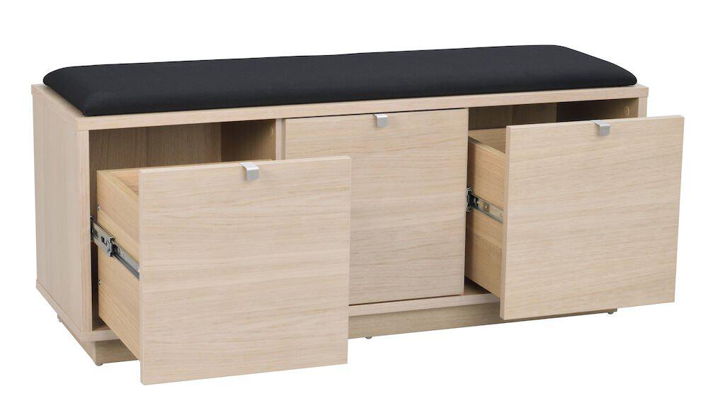 103767_det1_Confetti_bench_w_3drawers_whithepigm._oak_black_fabric