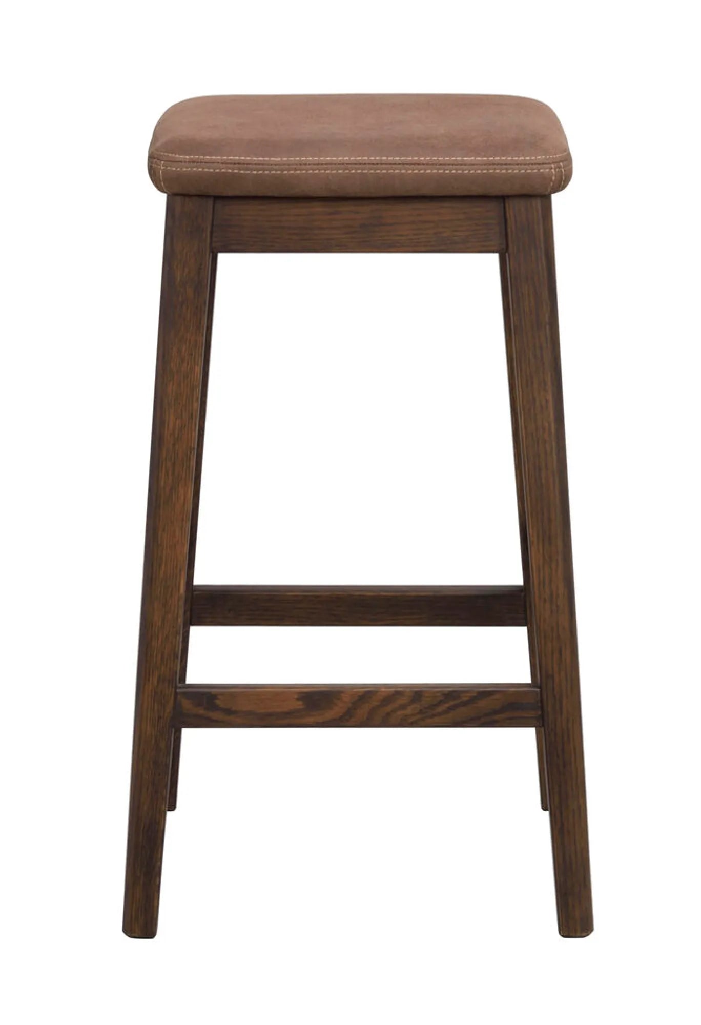 149020_b_sb_A_Livermore_barstool_brown_oak_darkbrown_leather_look_fabric