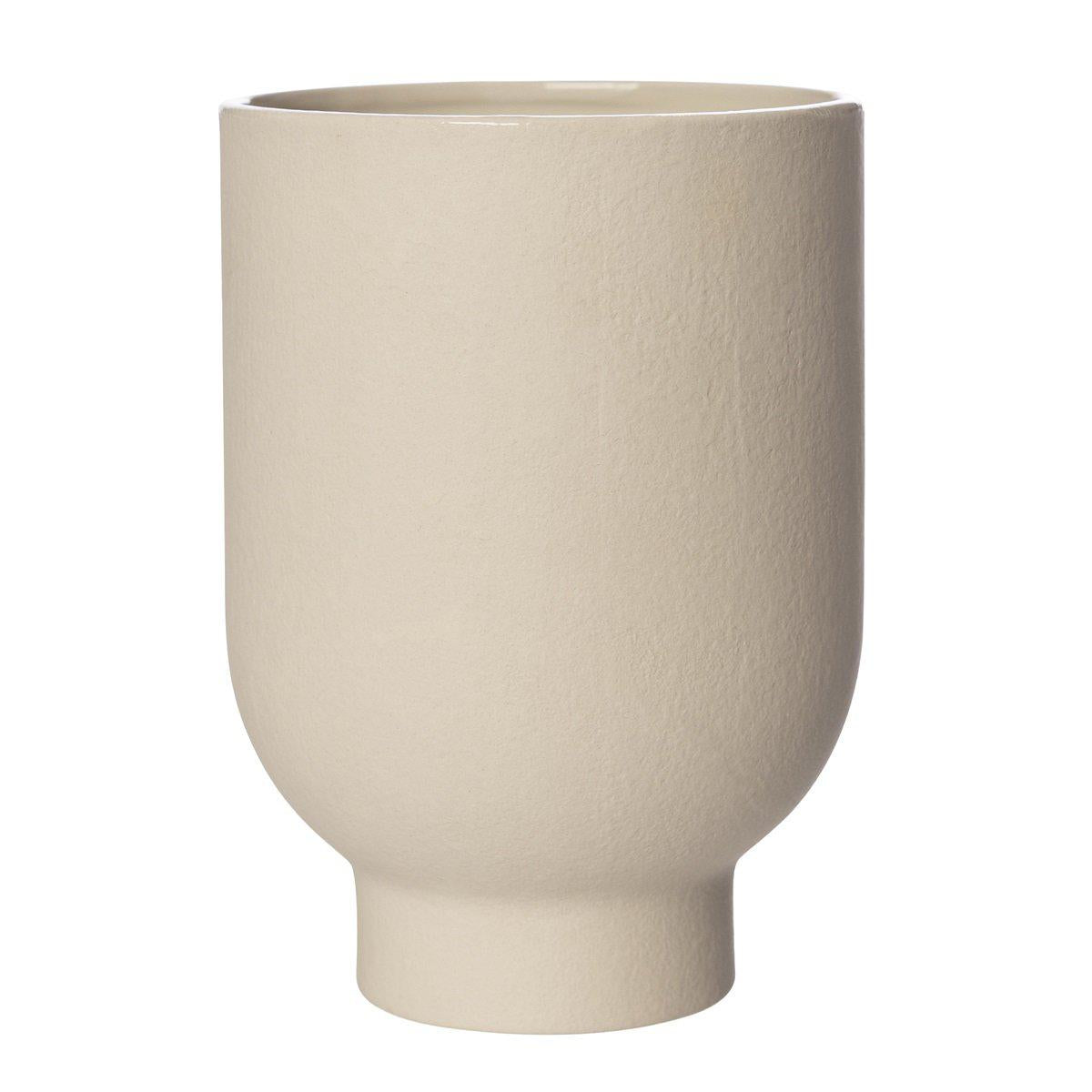 368601 vas vit stengods liten