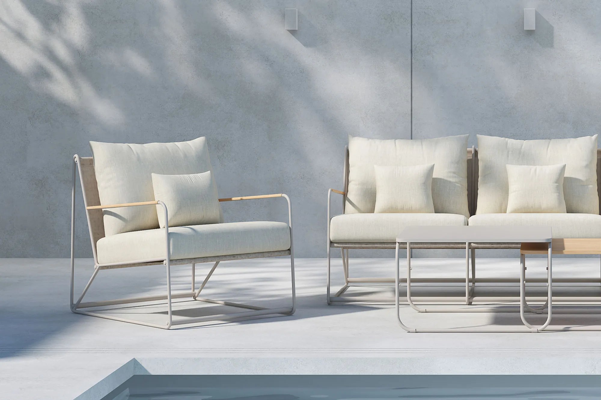Palazza utegrupp beige 4