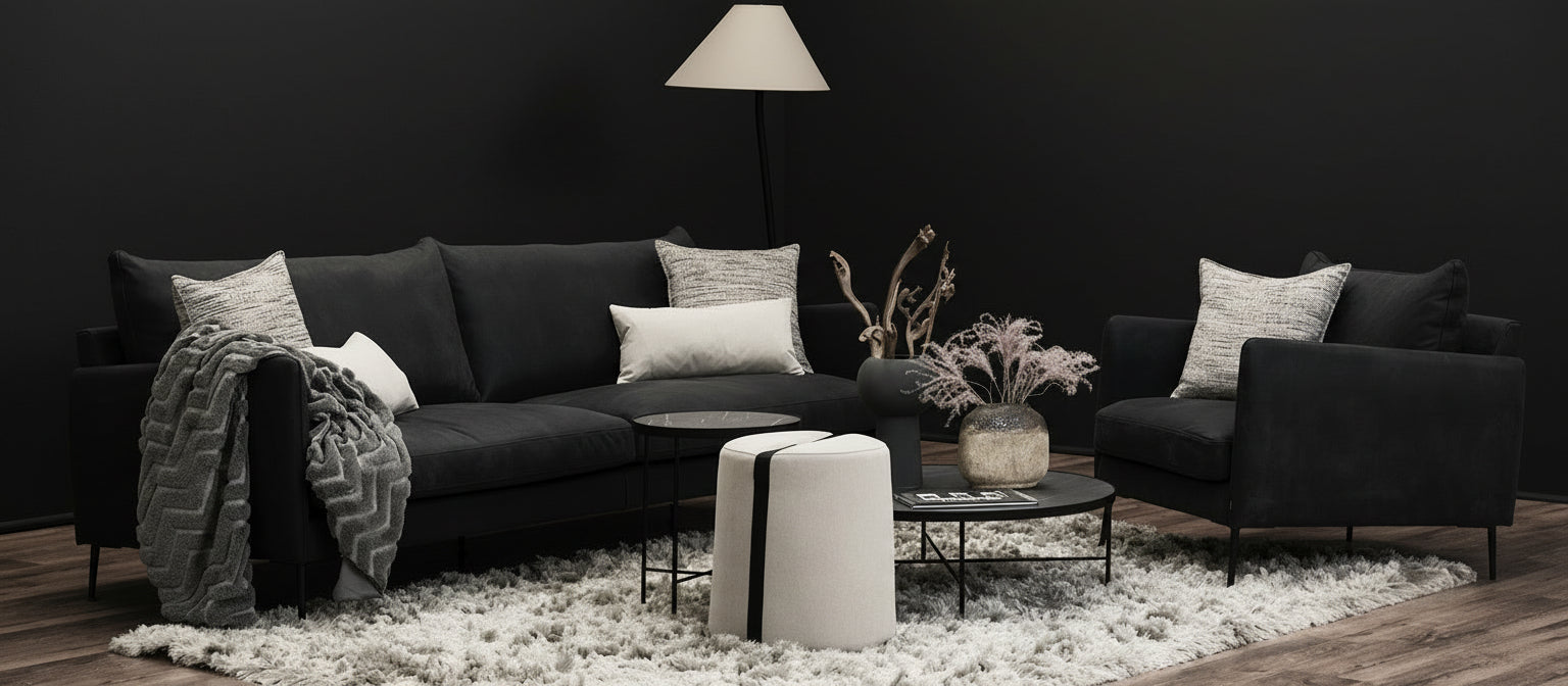 Alizee 3-sits soffa och fåtölj från Burhéns