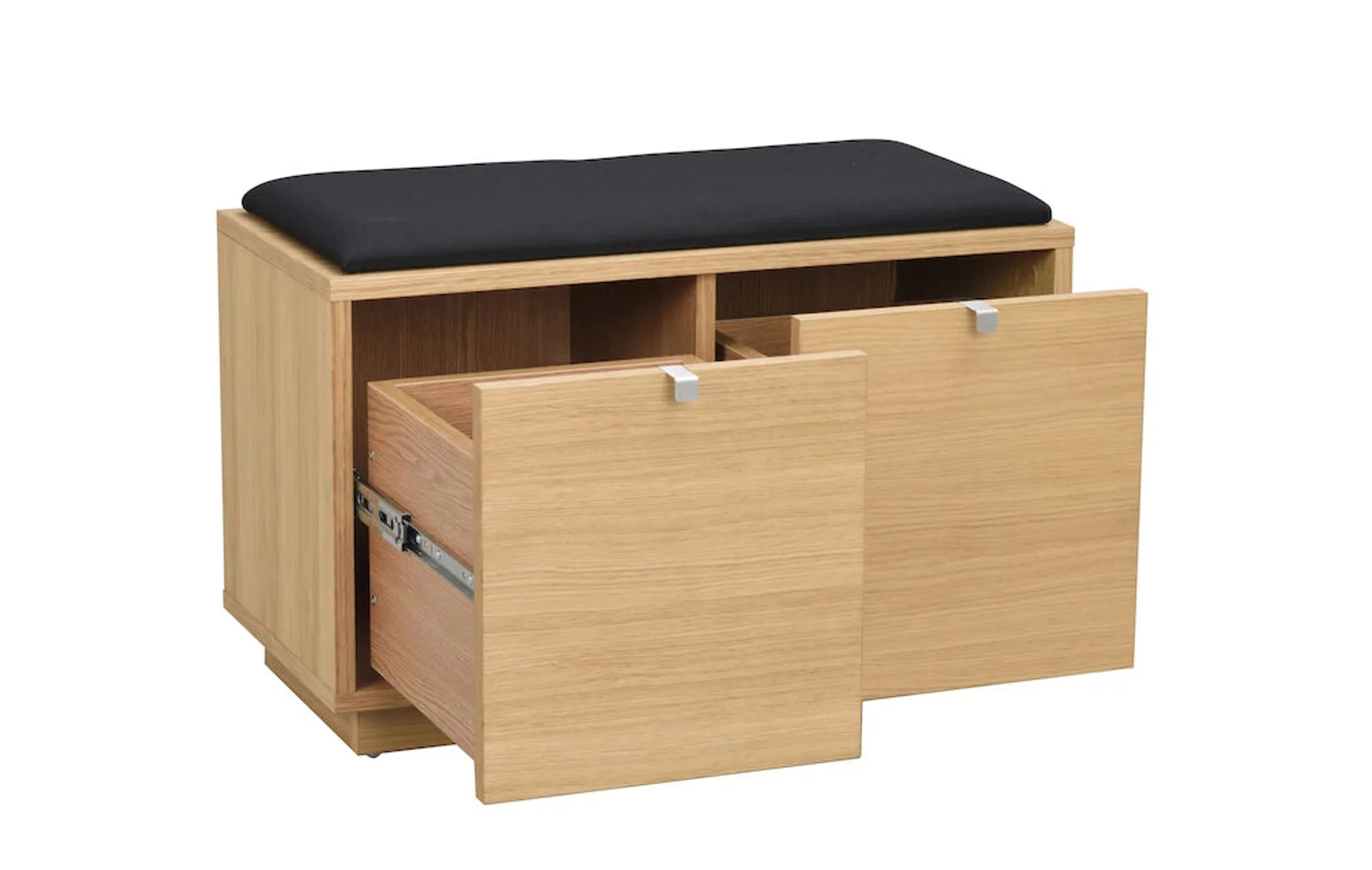 103753_det1_Confetti_bench_w_2drawers_oak_black_fabric