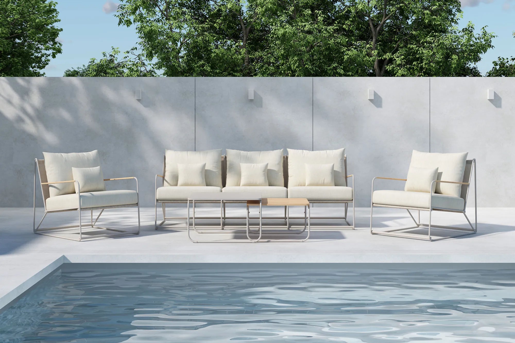 Palazza utegrupp beige